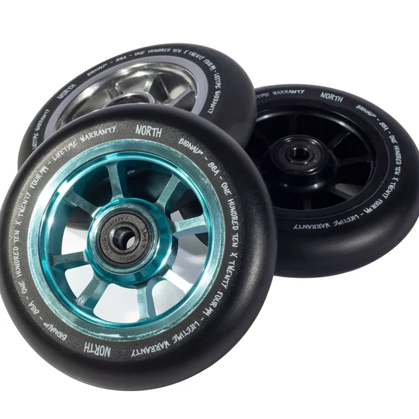 North Scooters Signal Wheels – 110 x 24mm - 110mm - Black-Rose Gold