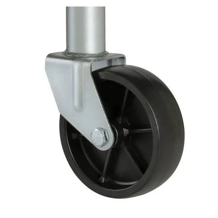 Brok 32925 1000#Marine Jack 6x22 Swivel Caster Poly Wheel w/ Zinc Plati