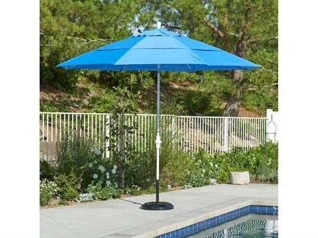 California Umbrella 11& Market Patio Umbrella in Dolce Oasis