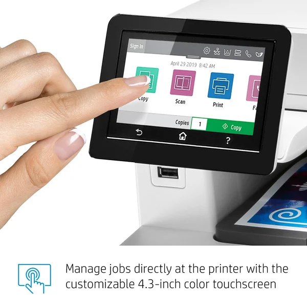 HP - LaserJet Pro M479fdw Wireless Color All-in-One Laser Printer - White