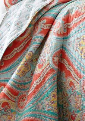 Levtex Home Greenwich Multi Quilt Reversible Set - Pink - Full/Queen