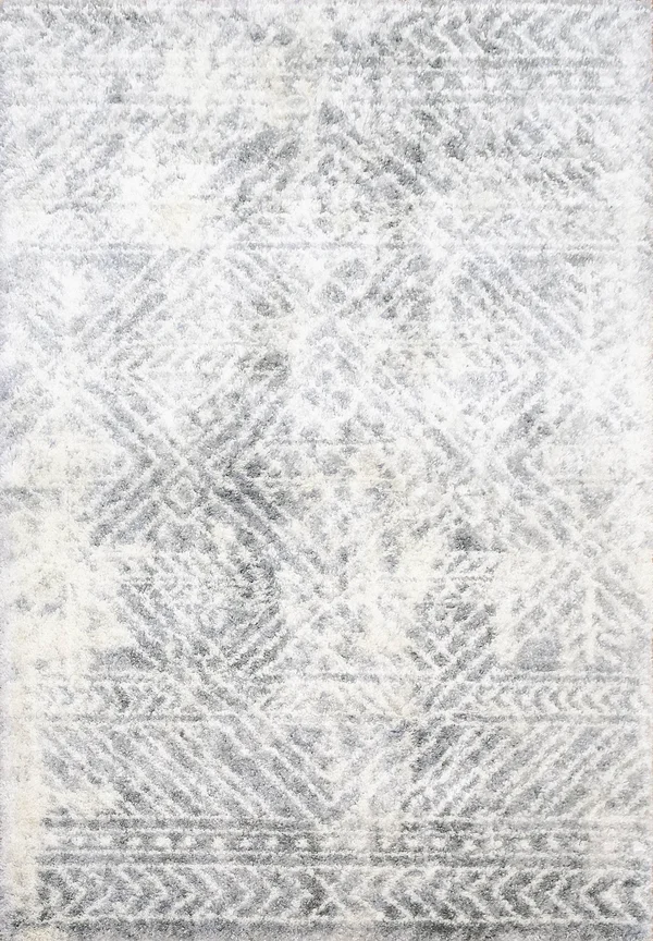 Dynamic Rugs Reverie 3545 5&3x22 x 7&7x22 Cream, Grey Area Rug