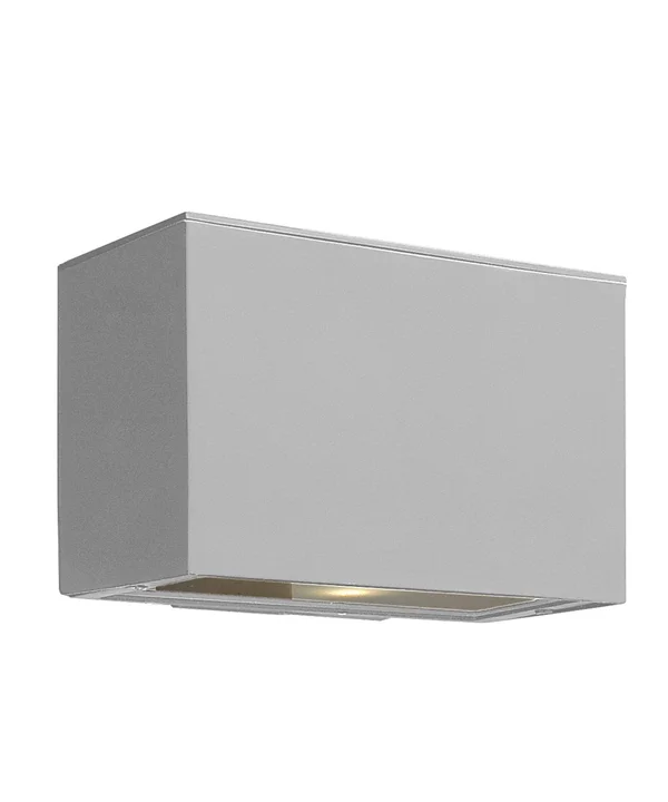 Hinkley Atlantis LED 9x22 High Titanium Outdoor Wall Light - Style #7C521