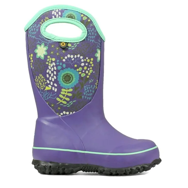 BOGS Slushie Reef - Girls 8 Toddler Purple Boot Medium