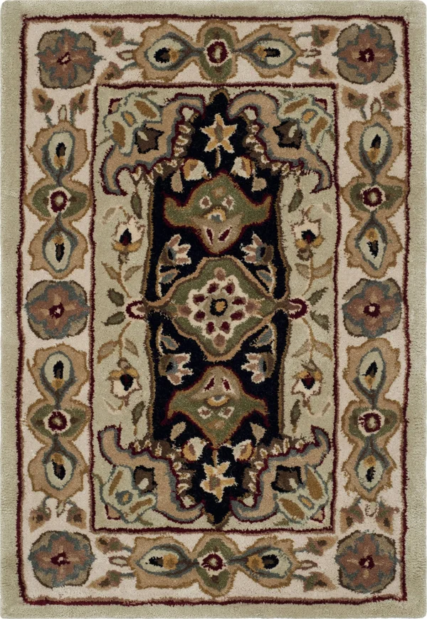 Safavieh Total Performance Rug Collection TLP718A - Soft Green, Ivory - 6' x 6' Round