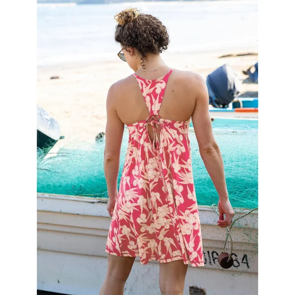 Patagonia Edisto Dress - Women's Las Flores/Reef Pink - Xs