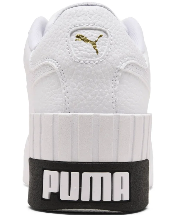 Puma Cali Wedge Women's Sneakers, White/Black, 5.5