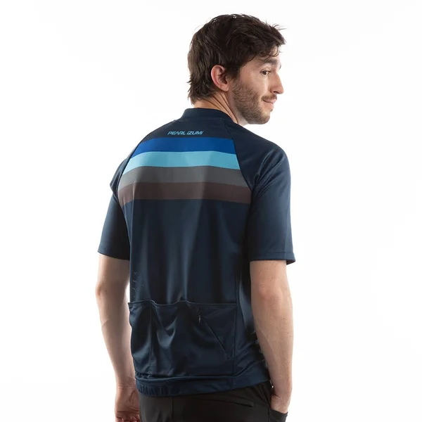 Pearl Izumi Canyon Graphic Jersey - Men's Navy/Lapis aspect - S