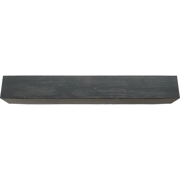 Ekena Millwork BMSD2C0040X040X168ES 4x22W x 4x22H x 14&L 2-Sided (L-beam) Sandblasted Endurathane Faux Wood Ceiling Beam, Aged A