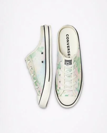Converse Chuck Taylor All Star Dainty Sneaker Mule - Size 8.5 in Egret/Bold Wasabi at Nordstrom