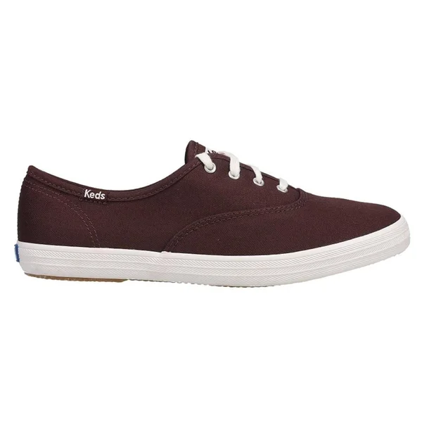 Keds Champion Washable Feat. Organic Canvas Burgundy - Size 8W Women's Shoes