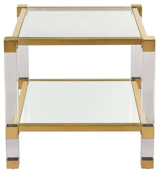 Safavieh Angie Acyrlic End Table, Silver