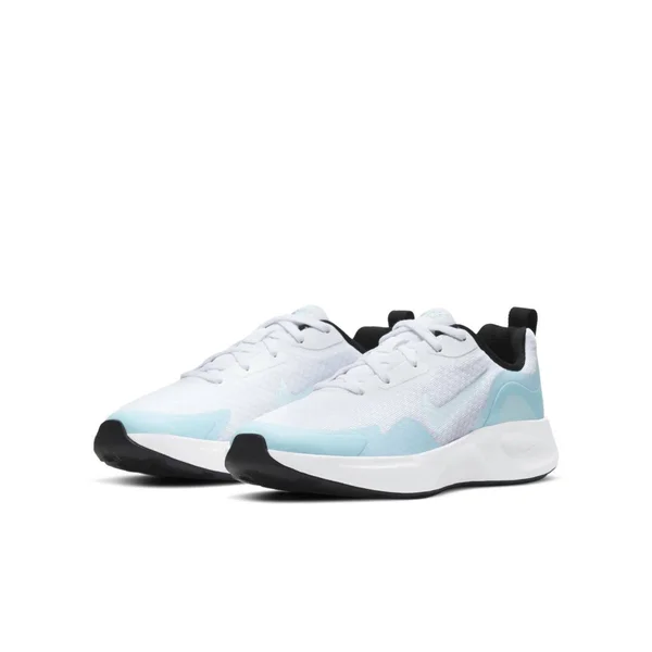 Nike Wearallday GS White Glacier Blue Sneakers - Size 7 Kids