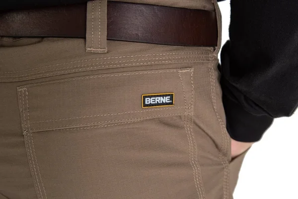 Berne Men's Ripstop Cargo Pants - Black - 46 - 34