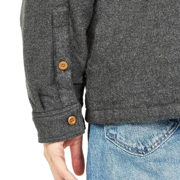 Patagonia Insulated Fjord Flannel Jacket - Men's Forge Grey - L