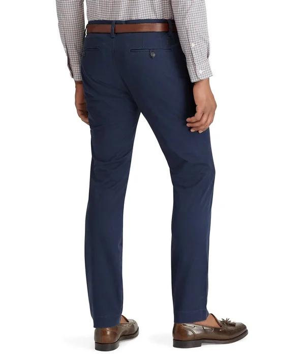 Polo Ralph Lauren Straight Fit Stretch Chino Men's Casual Pants English Brown : 33 32