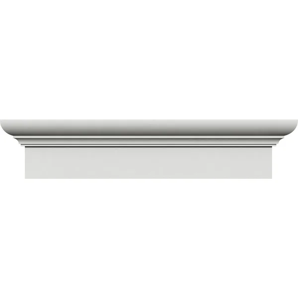 Ekena Millwork CRH06X137ST-1 137x22 Bottom Width x 141 3/4x22 Top Width x 6 1/4x22H x 1 3/4x22P Strickland Crosshead