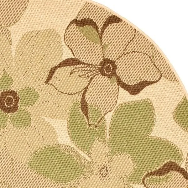 Safavieh Courtyard Cy4022D 5&3x22 x 7&7x22 Black Natural, Brown Area Rug