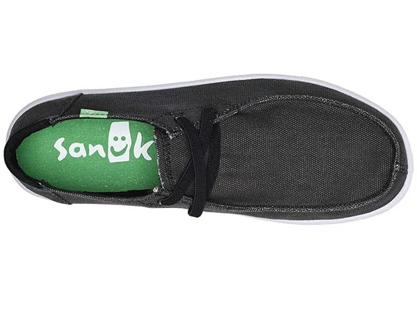 Sanuk Men's Shaka Shoes in Black, Size 14