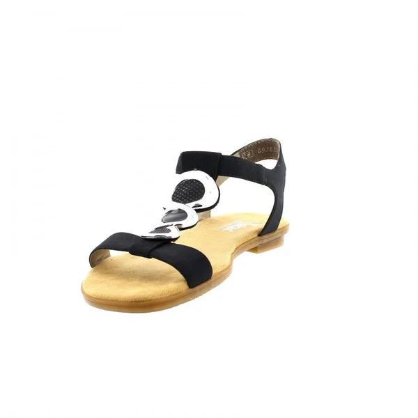 Rieker 64265-14 Yore Navy Womens Flat Sandals