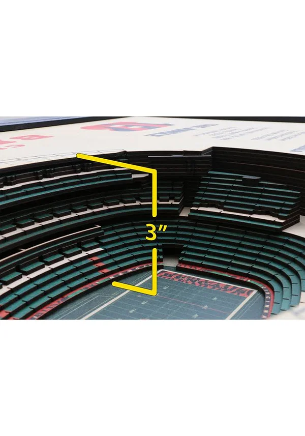 NFL 3D Stadium Wall Art - Cincinnati Bengals