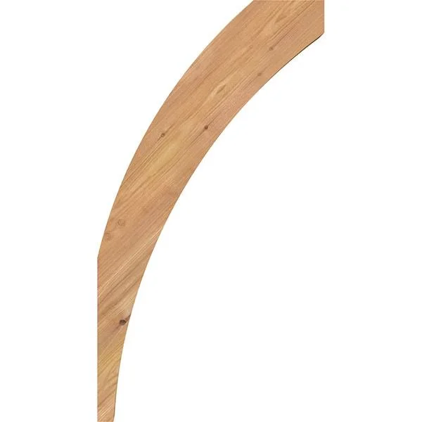 Ekena Millwork BRC04X14X26THR00SWR 3 1/2x22W x 14x22D x 26x22H Thorton Smooth Brace, Western Red Cedar