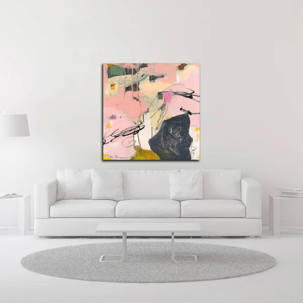 Tangletown Fine Art 16x22 x 16x22 Sylvan Zephyr NO. 4 by Pamela K. Beer Print on Canvas
