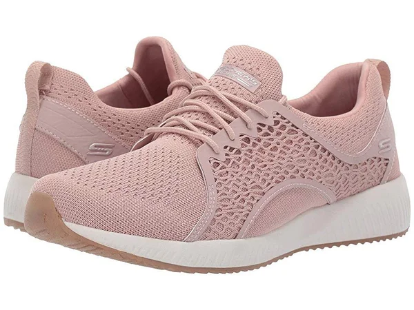 Skechers Women's Bobs Sport Squad Pocket Ace Sneaker - Blush Pink