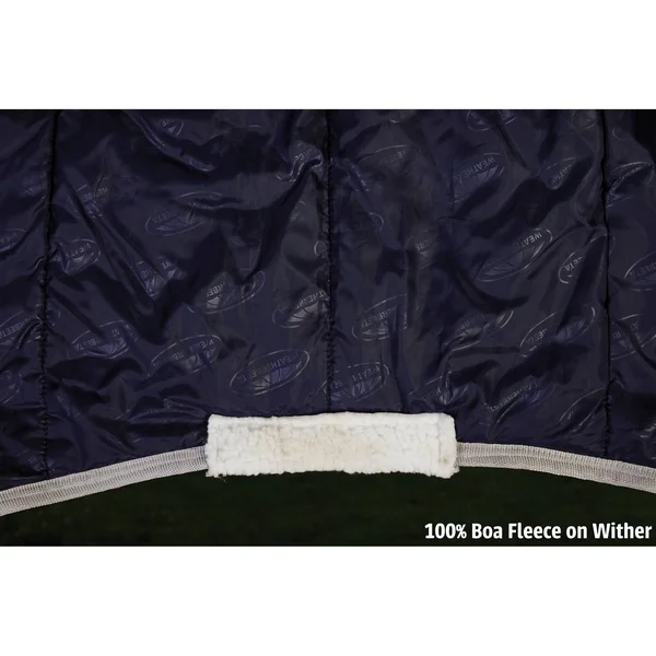 Weatherbeeta ComFiTec Essential Combo Neck Lite Navy - Silver, Red