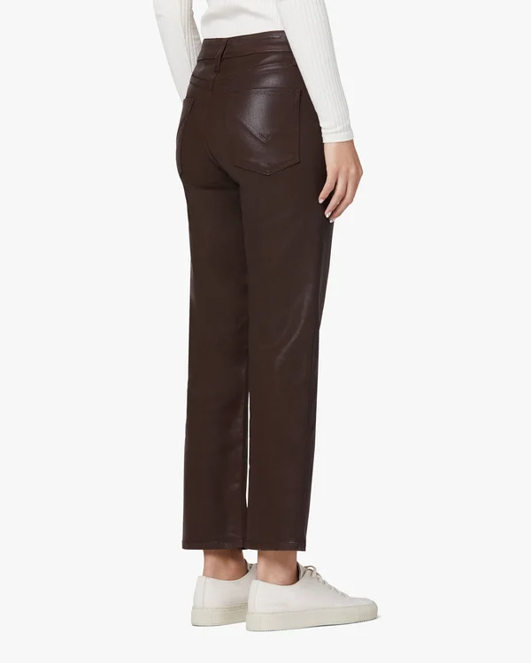 Hudson Jeans, Remi High-Rise Straight Crop Coated Jean