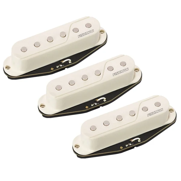 Fishman Fluence Single Width Pickup for Strat Set of 3 - White