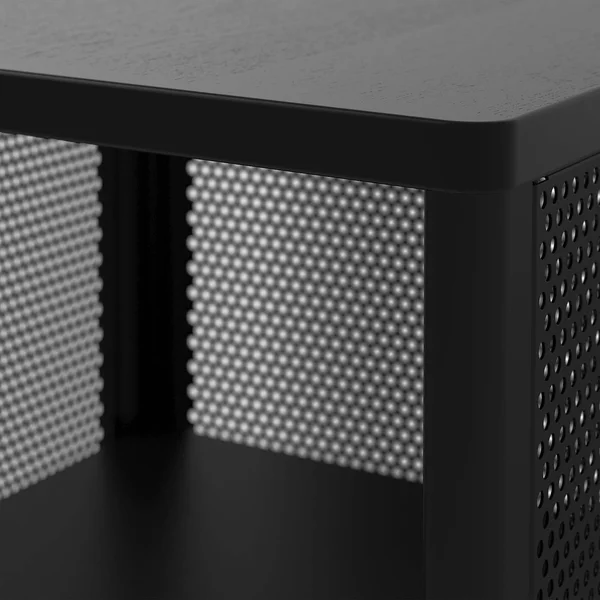 IKEA - BEKANT Storage Unit on Casters - Mesh Black, 16 1/8x39 3/4