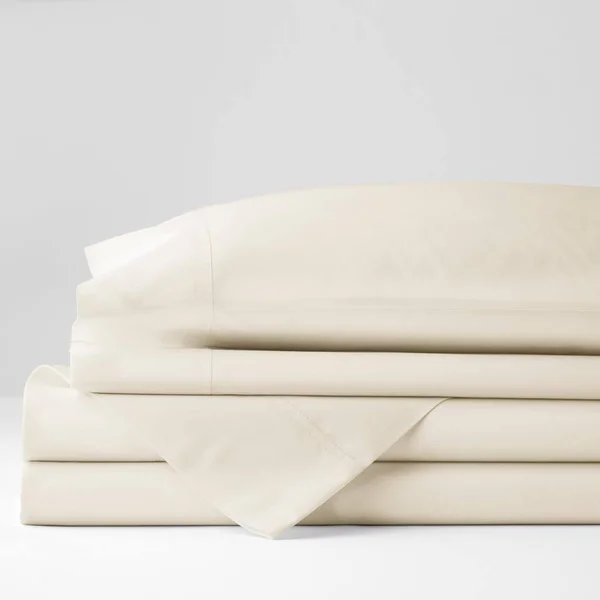 Company Cotton Solid Sheet Set - Twin XL, The Company Store