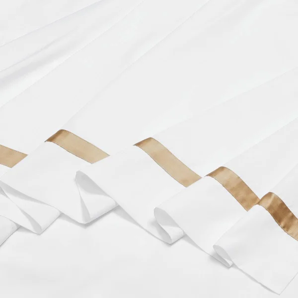 Matouk Lowell Flat Sheet - Full/Queen - Chocolate
