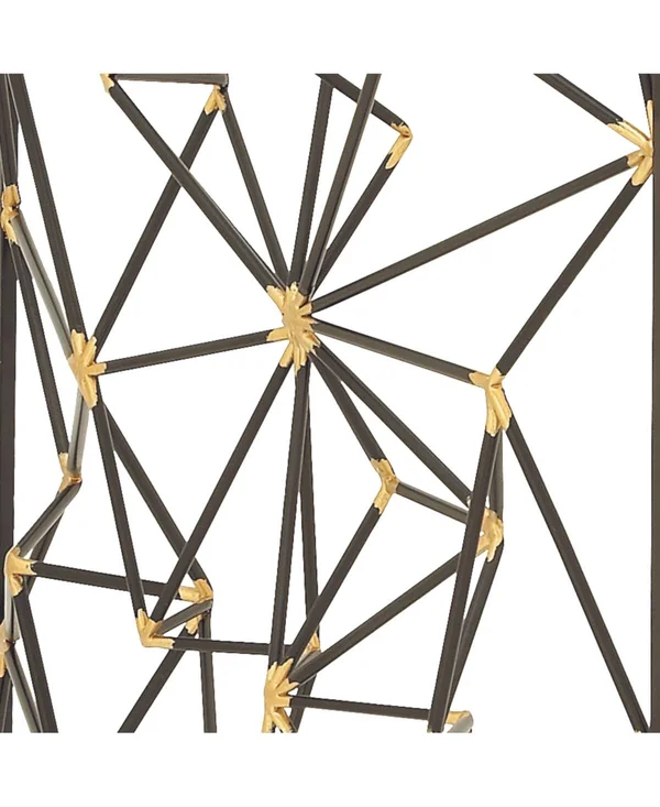 Benzara 56908 32 x 4 x 32 in. Fashionable Metal Wall Decor