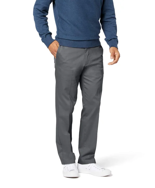 Dockers Men's Relaxed Fit Signature Khaki Lux Cotton Stretch Pants - Pleated