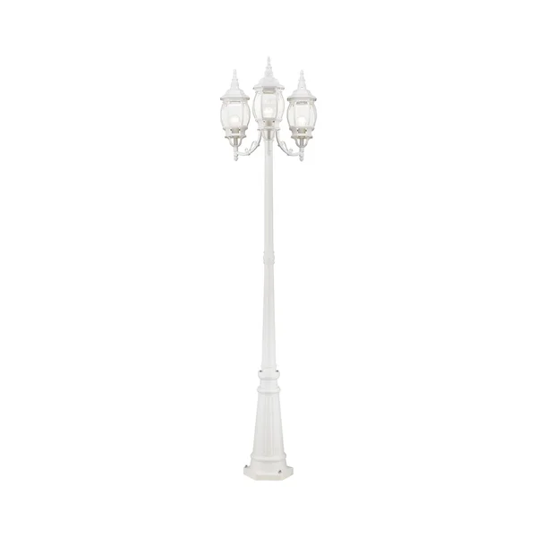 Livex Lighting Frontenac 3 Light Textured White Outdoor Post Light, 7710-13