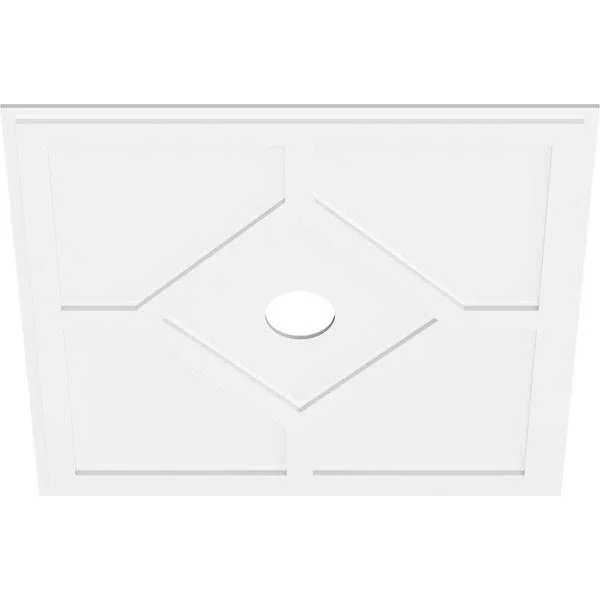 40 inchod x 5 inchid x 14 inchc x 1 inchp Embry Architectural Grade PVC Contemporary Ceiling Medallion