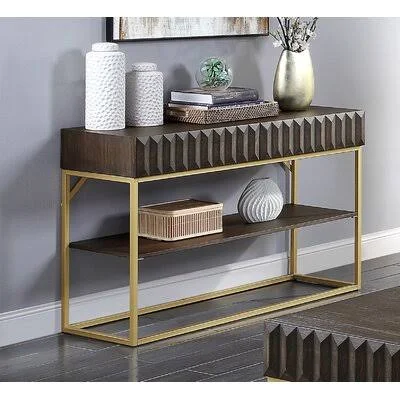 Neponset 47.75x22 Console Table Willa Arlo Interiors Table Top Color: Walnut