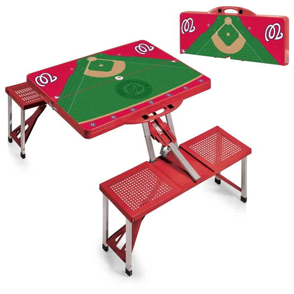 Washington Nationals Picnic Table - Red