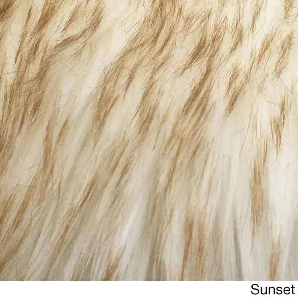Legacy Faux Sheepskin Shag Area Rug - Sunset 4& x 6&