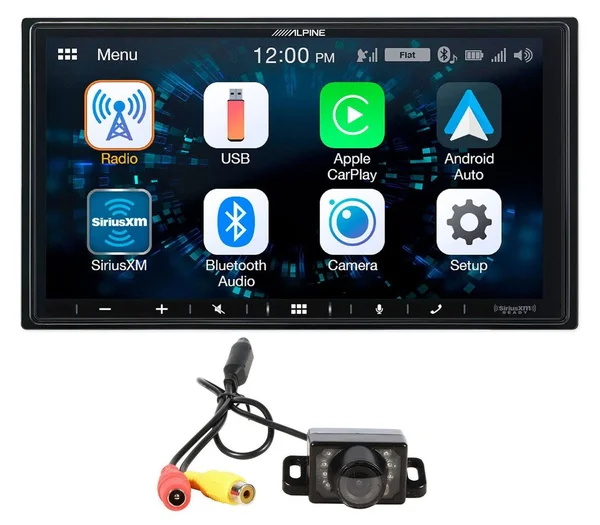 Alpine iLX-W650 7x22 Digital Media Bluetooth Car Receiver CarPlay/Android+Camera
