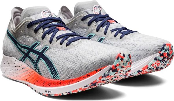 Asics Magic Speed Celebration of Sports Mens Running Shoes - Grey-7.5
