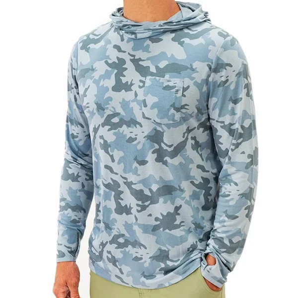 Free Fly Men's Bamboo Lightweight Hoody - Water Camo - 2XL