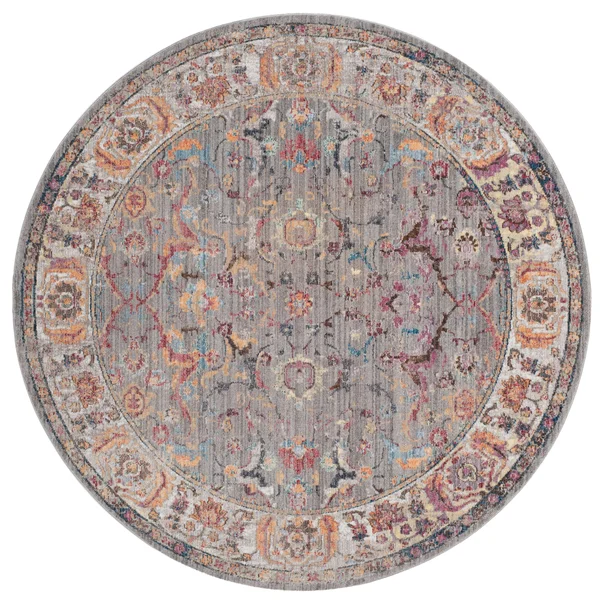 Safavieh 7& x 7& Square Bristol BTL362A Grey, Light Grey Rug