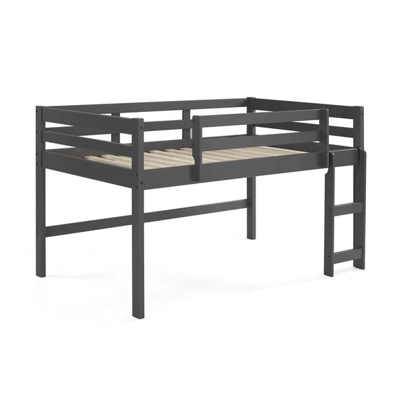 Acme Lara Twin Loft Bed Gray Finish