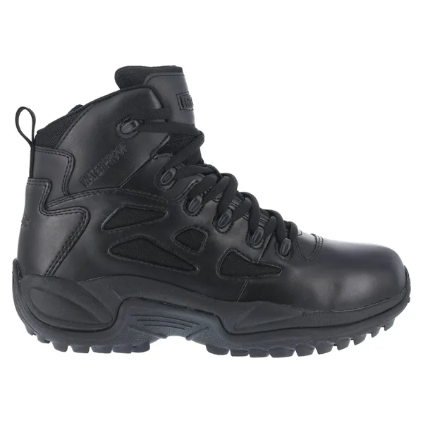 Reebok 6x22 Rapid Response RB Side-Zip Waterproof Boots, Men's Black