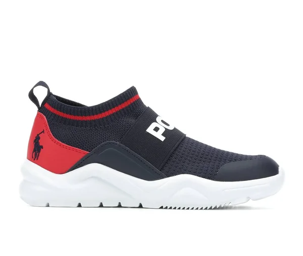 Boys& Polo Little Kid & Big Kid Chaning Low Sneakers in Navy/White Size 4 - Big Kid Medium