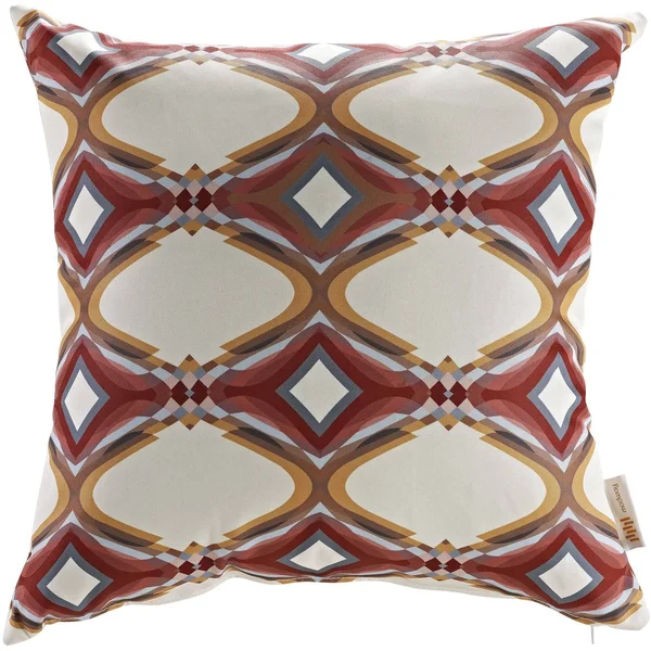 Modway Modify Multicolored Polyester Water-Resistant Throw Pillows (Set of 2), Green