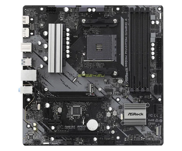 ASRock B550M Phantom Gaming 4 Socket AM4 Micro ATX AMD B550